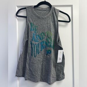 NWT - Jade Muscle Tank - Be Kind to Yourself